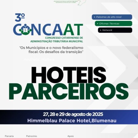 Hospedagem com vantagens exclusivas para participantes do 3º CONCAAT