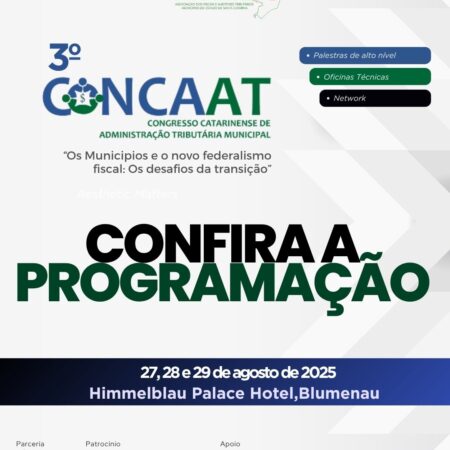 CONFIRA A PROGRAMAÇÃO DO 3º CONCAAT